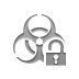 quarantine, open, Lock Gray icon
