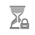 Lock, Hourglass DarkGray icon