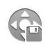 node, Diskette DarkGray icon