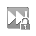 Lock, Last, open Gray icon