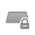 Lock, gold DarkGray icon