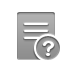 stamped, help, document DarkGray icon