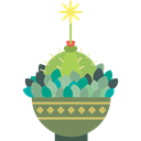 Dessert, plant, Cactus, nature, dry, Botanical Black icon