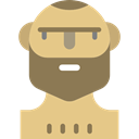 Man, prehistoric, Stone Age, Troglodyte, primitive, people, Avatar BurlyWood icon