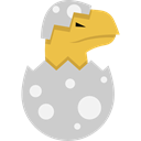 egg, prehistoric, dinosaur, reptile, Animals LightGray icon