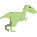 Velociraptor, Wild Life, Extinct, Animals, Carnivore, dinosaur Black icon