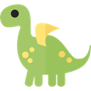 Animals, Extinct, Herbivore, Diplodocus, Wild Life, dinosaur DarkKhaki icon