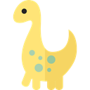 Extinct, Wild Life, Diplodocus, dinosaur, Animals, Herbivore Khaki icon