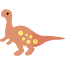 Plateosaurus, Wild Life, Animals, Herbivore, Extinct, dinosaur Black icon