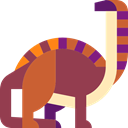 Amargasaurus, dinosaur, Wild Life, Extinct, Animals, Herbivore Sienna icon