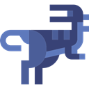 Animals, Baryonyx, dinosaur, Extinct, Wild Life, Carnivore DarkSlateBlue icon