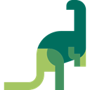 Plateosaurus, Animals, Extinct, Wild Life, dinosaur Black icon