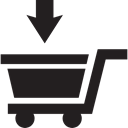 shopping cart, Add to cart, online shop, ecommerce, online store, Supermarket, commerce Black icon