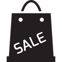 shopping, shopping bag, Supermarket, Business, Shopper, commerce, Bag Black icon