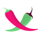 pepper, Spicy, vegetarian, hot, Chili, food, organic, vegan, Chili Pepper Black icon