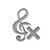 cross, Composer, notation Icon