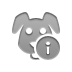 Info, dog DarkGray icon