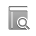 zoom, Book Gray icon