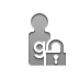 weight, Lock, open, Gram Gray icon