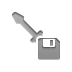 Screwdriver, technical, Diskette Gray icon