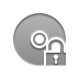 Lock, Disk, open, Cd DarkGray icon