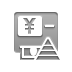 yen, pyramid, Atm Gray icon