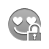 Lock, open, smiley, love DarkGray icon
