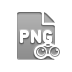 File, Format, Png, Binoculars Gray icon