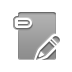 pencil, Attachment DarkGray icon