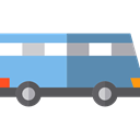 vehicle, Bus, transport, transportation, Public transport, school bus, Automobile Black icon