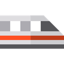 Public transport, Railway, train, transport, Subway Black icon