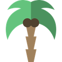 summer, Botanical, Palm Tree, tropical, Beach, nature, Summertime Black icon