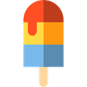 summer, food, sweet, Dessert, Ice Pop Black icon