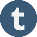 Tumblr, social media, social network, logotype, Logo, Logos DarkSlateBlue icon