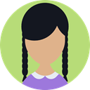 user, Girl, Avatar, people, profile DarkKhaki icon