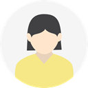 people, woman, profile, Avatar, user WhiteSmoke icon