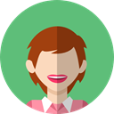 user, people, profile, woman, Avatar MediumSeaGreen icon