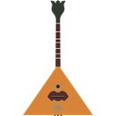 musical instrument, balalaika, String Instrument, music, russian, Orchestra Black icon