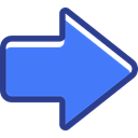 interface, Multimedia Option, skip, next, directional, Arrows, Orientation RoyalBlue icon