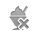 Icecream, cross DarkGray icon