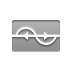 frequency, wave, reduce DarkGray icon