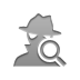 Spyware, zoom Gray icon