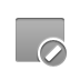 Rectangle, cancel DarkGray icon