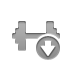 weight, Down Icon