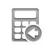 Left, calculator Icon