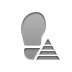 pyramid, Log Gray icon