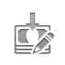 pencil, salary Gray icon