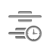Clock, Center, vertical, distribute Gray icon