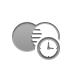 Clock, mastercard DarkGray icon