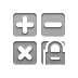 calculator, Lock, button DarkGray icon